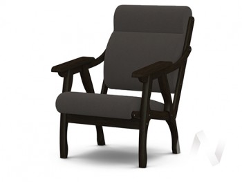 Кресло Вега-10 (венге лак/ULTRA GRAFIT) в Легостаево - legostaevo.mebel54.com | фото