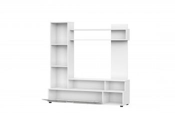 Мебель для гостиной "МГС 9" Белый / Цемент светлый в Легостаево - legostaevo.mebel54.com | фото