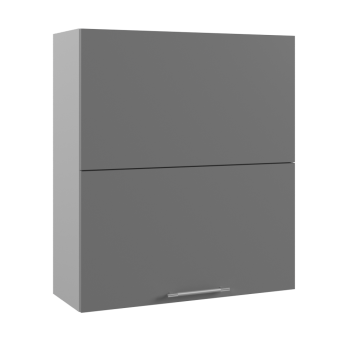 Ройс ПГПМ 800 Шкаф верхний Blum Aventos HF (Графит софт/корпус Серый) в Легостаево - legostaevo.mebel54.com | фото