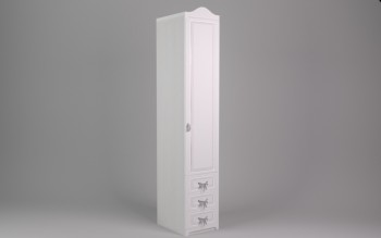 Шкаф угловой Бэлла с ящиками (Выбеленное дерево/Белый) в Легостаево - legostaevo.mebel54.com | фото